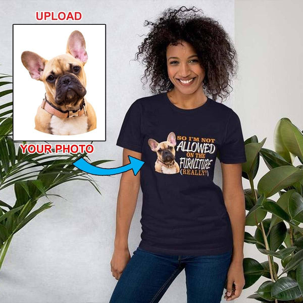 Short-Sleeve Unisex T-Shirt - With Your Dogs Photo On It! - 4 Terriers Only