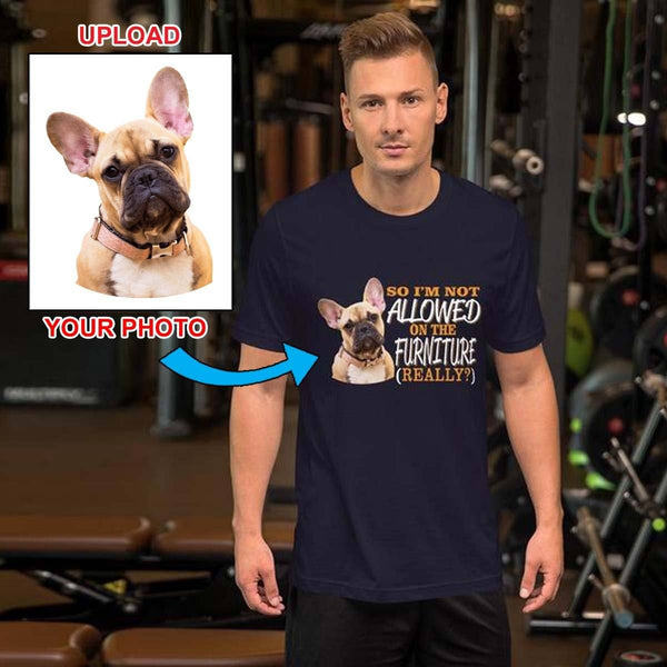Short-Sleeve Unisex T-Shirt - With Your Dogs Photo On It! - 4 Terriers Only