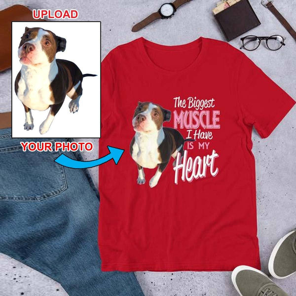 Short-Sleeve Unisex T-Shirt - With Your Dogs Photo On It! - 4 Terriers Only