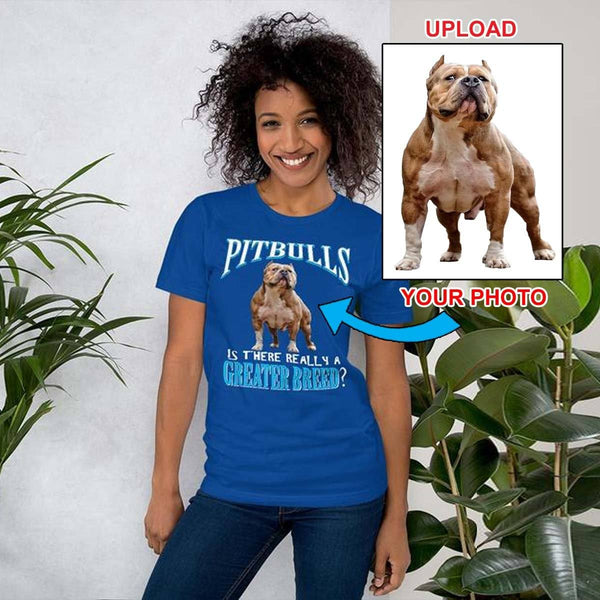Short-Sleeve Unisex T-Shirt - With Your Dogs Photo Printed On It! - 4 Terriers Only