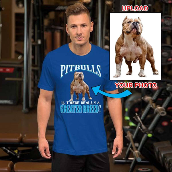 Short-Sleeve Unisex T-Shirt - With Your Dogs Photo Printed On It! - 4 Terriers Only
