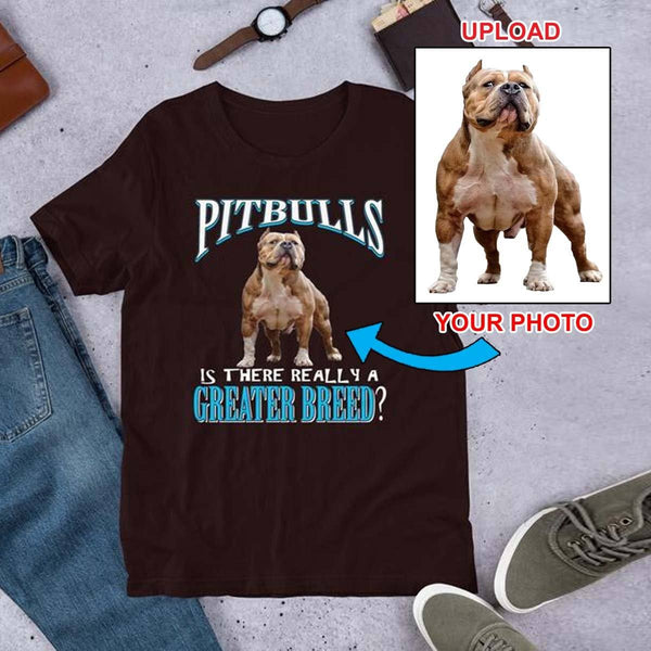 Short-Sleeve Unisex T-Shirt - With Your Dogs Photo Printed On It! - 4 Terriers Only