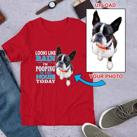 Short-Sleeve Unisex T-Shirt - With Your Dogs Photo Printed On It! - 4 Terriers Only