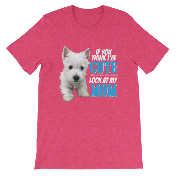 Short-Sleeve Unisex T-Shirt - With Your Dogs Photo Printed On It! - 4 Terriers Only