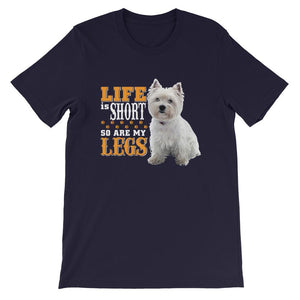 Short-Sleeve Unisex T-Shirt - With Your Own Dogs Photo On It! - 4 Terriers Only