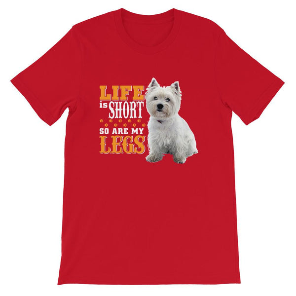Short-Sleeve Unisex T-Shirt - With Your Own Dogs Photo On It! - 4 Terriers Only