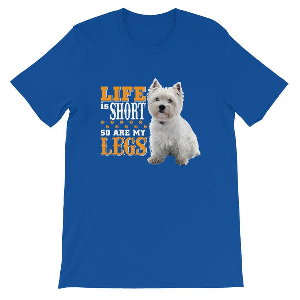 Short-Sleeve Unisex T-Shirt - With Your Own Dogs Photo On It! - 4 Terriers Only