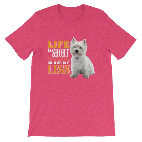 Short-Sleeve Unisex T-Shirt - With Your Own Dogs Photo On It! - 4 Terriers Only