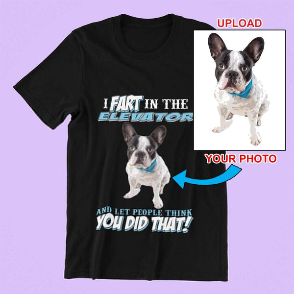 Short-Sleeve Unisex T-Shirt - With Your Own Dogs Photo Printed On It! - 4 Terriers Only