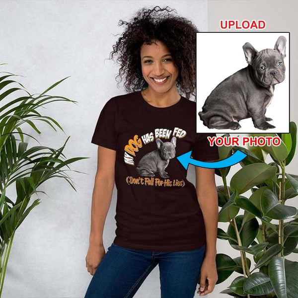 Short-Sleeve Unisex T-Shirt - With Your Own Dogs Photo Printed On It! - 4 Terriers Only