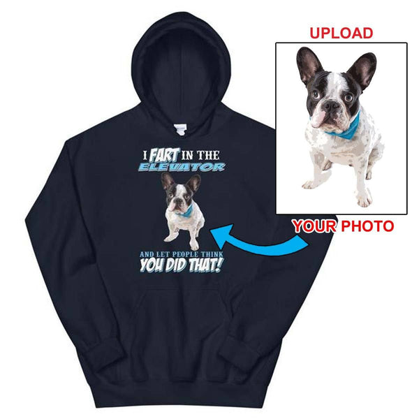 Unisex Hoodie - With Your Dogs Photo On It! - 4 Terriers Only