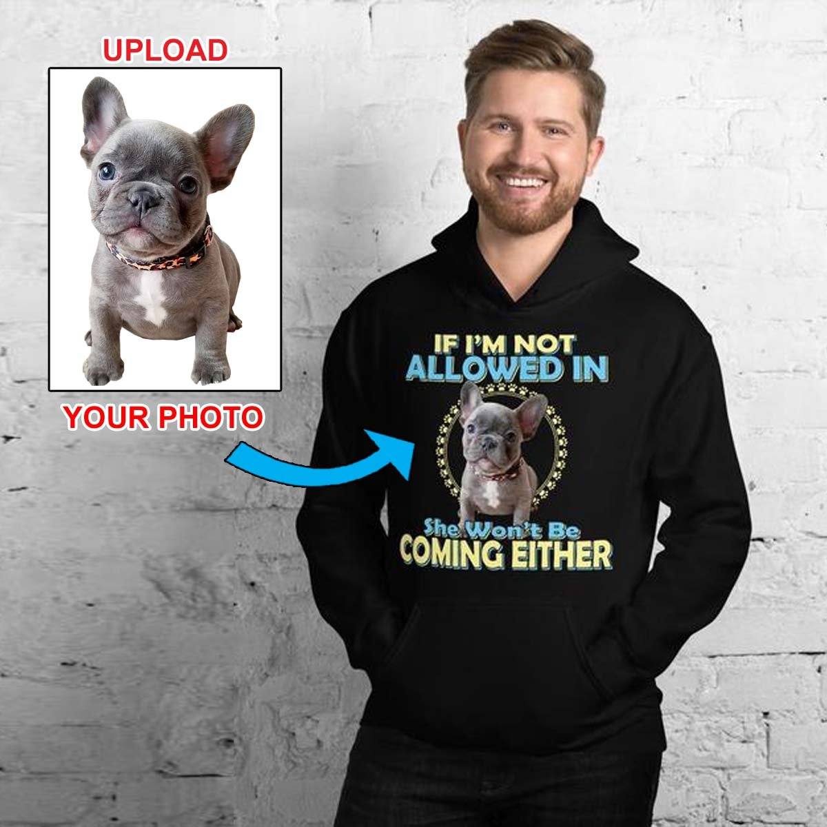 Unisex Hoodie - With Your Dogs Photo On It! - 4 Terriers Only