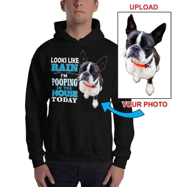 Unisex Hoodie - With Your Own Dogs Photo On It! - 4 Terriers Only