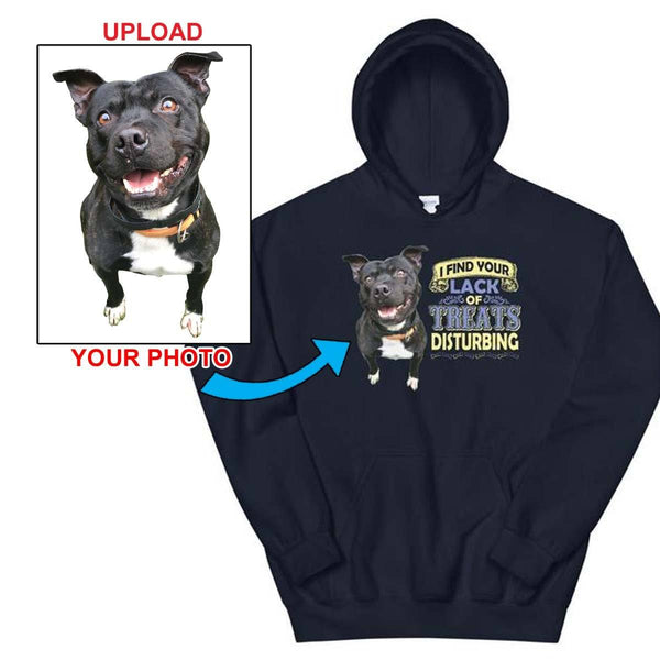 Unisex Hoodie - With Your Own Dogs Photo On It! - 4 Terriers Only