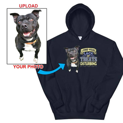 Unisex Hoodie - With Your Own Dogs Photo On It! - 4 Terriers Only