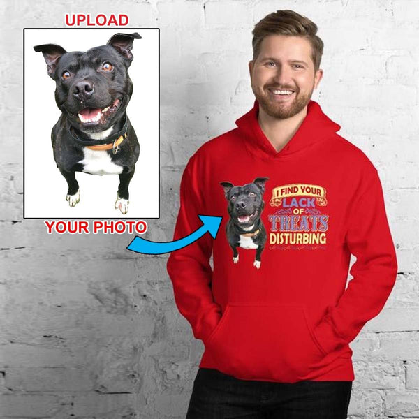 Unisex Hoodie - With Your Own Dogs Photo On It! - 4 Terriers Only