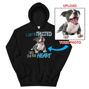 Unisex Hoodie - With Your Own Dogs Photo On It! - 4 Terriers Only
