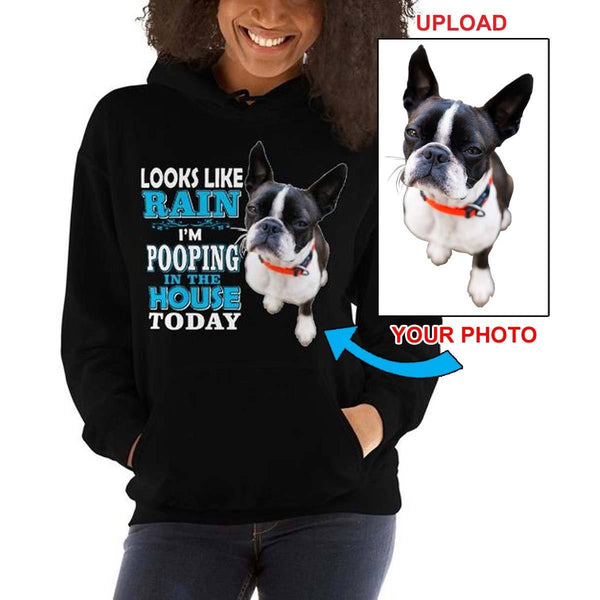 Unisex Hoodie - With Your Own Dogs Photo On It! - 4 Terriers Only
