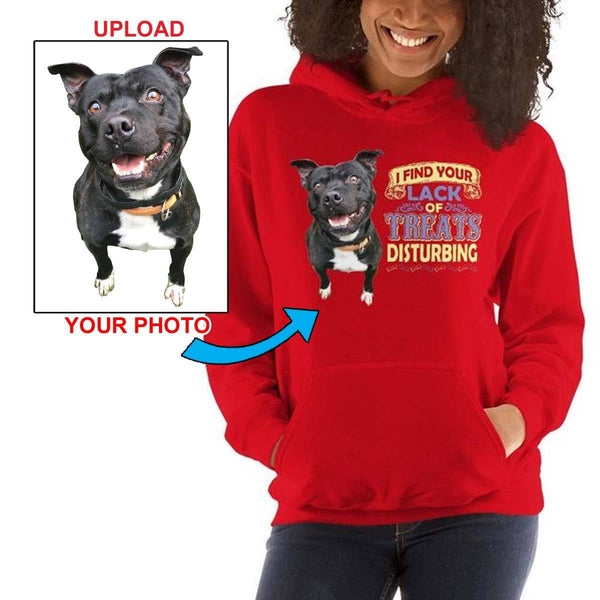 Unisex Hoodie - With Your Own Dogs Photo On It! - 4 Terriers Only