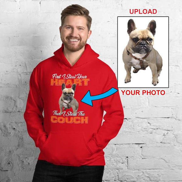 Unisex Hoodie - With Your Own Dogs Photo Printed On It! - 4 Terriers Only