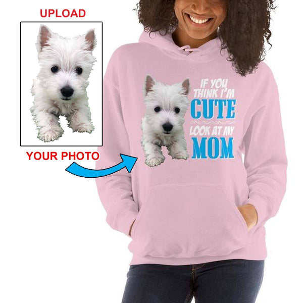Unisex Hoodie - With Your Own Dogs Photo Printed On It! - 4 Terriers Only