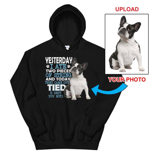 Unisex Hoodie - With Your Own Dogs Photo Printed On It! - 4 Terriers Only