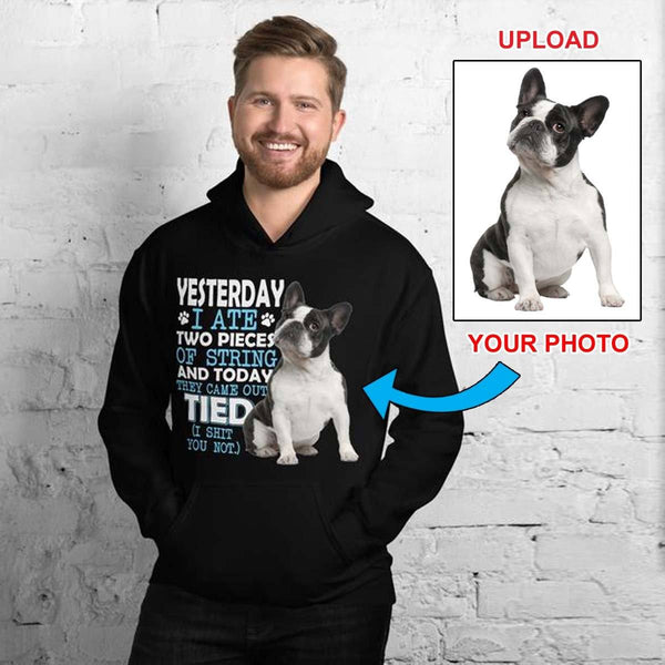 Unisex Hoodie - With Your Own Dogs Photo Printed On It! - 4 Terriers Only