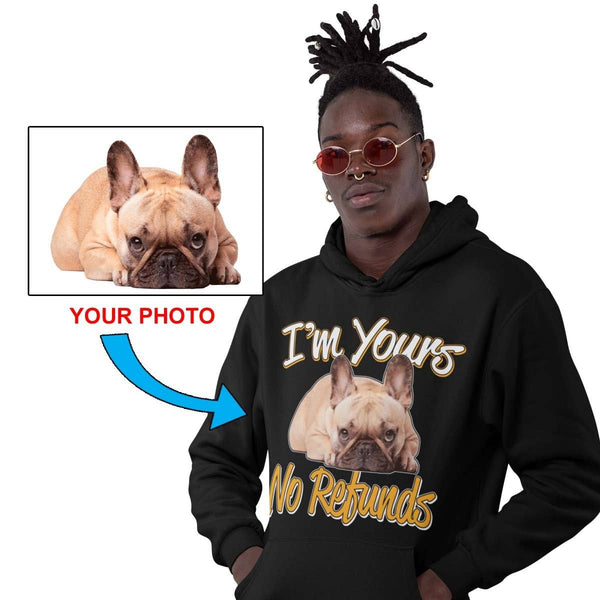 Unisex Hoodie - With Your Own Dogs Photo Printed On It! - 4 Terriers Only