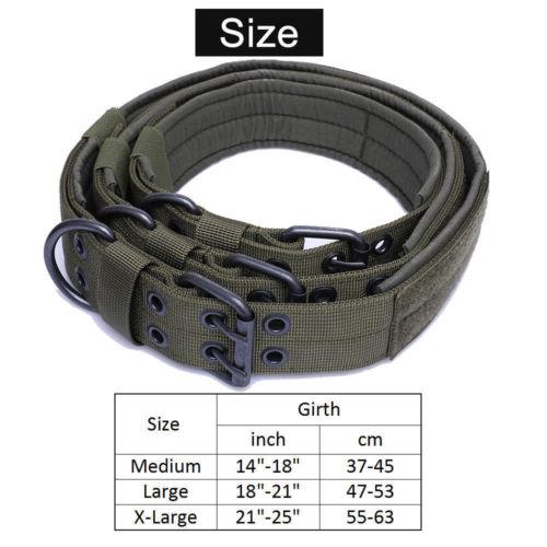 US Tactical Military Adjustable Dog Training Collar - 4 Terriers Only