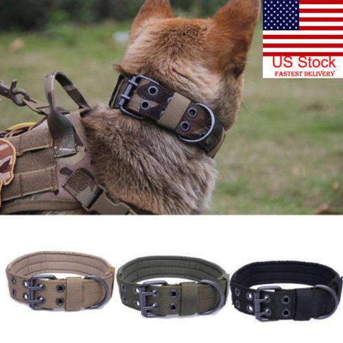 US Tactical Military Adjustable Dog Training Collar - 4 Terriers Only