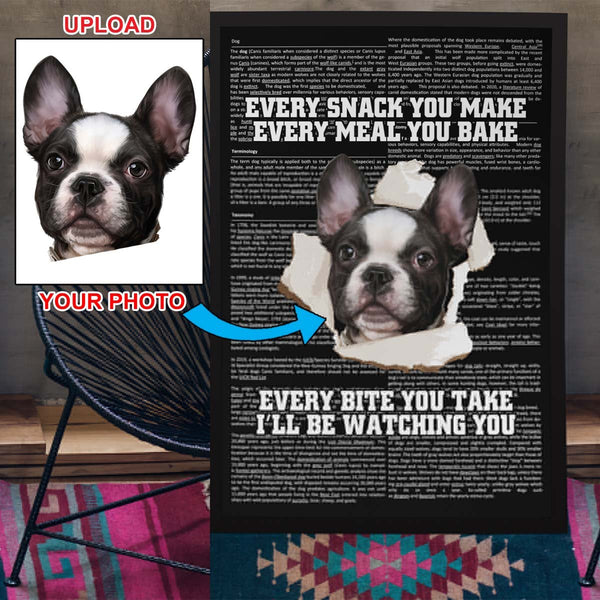 Your Own Dog's Photo Printed On This Fantastic Canvas Print! - 4 Terriers Only