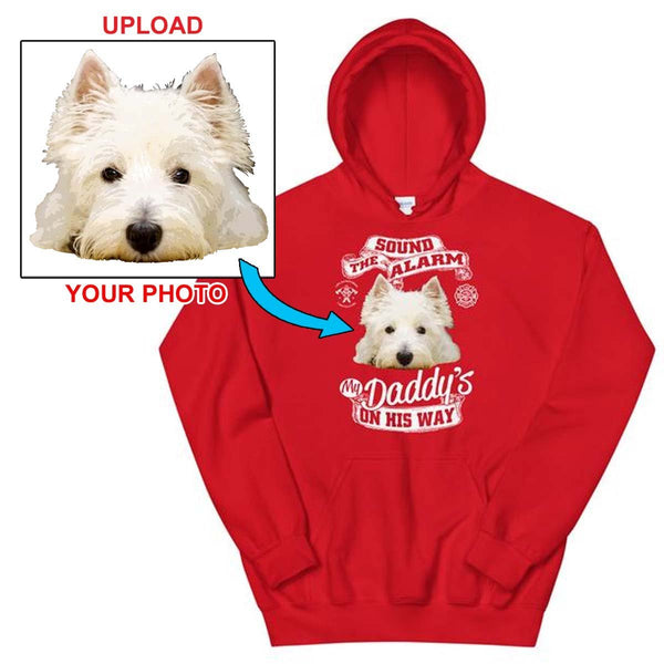 Your Own Dogs Photo Printed On This Fantastic Hoodie - 4 Terriers Only