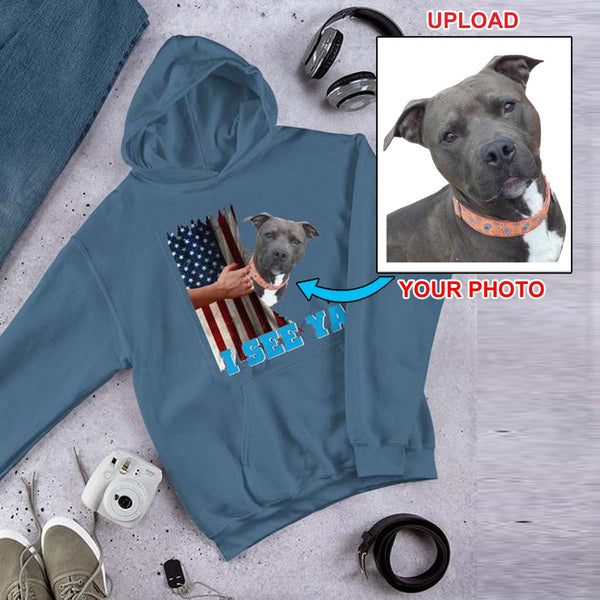 Your Own Hoodie - With Your Dogs Photo On It! - 4 Terriers Only