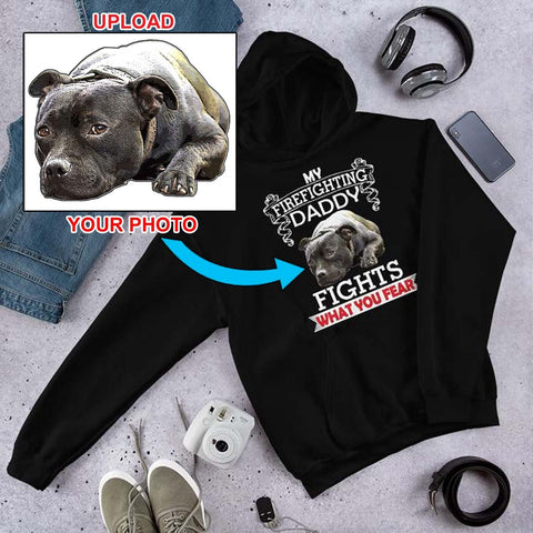 Your Own Hoodie - With Your Dogs Photo On It! - 4 Terriers Only