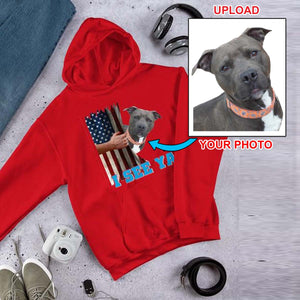 Your Own Hoodie - With Your Dogs Photo On It! - 4 Terriers Only