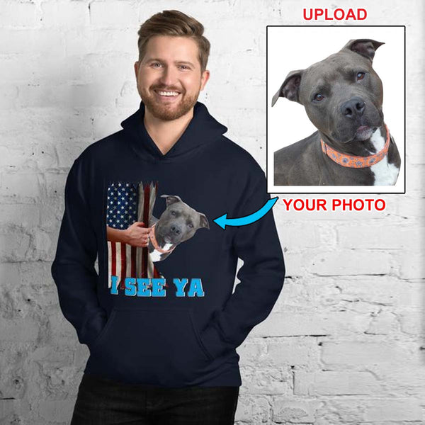 Your Own Hoodie - With Your Dogs Photo On It! - 4 Terriers Only
