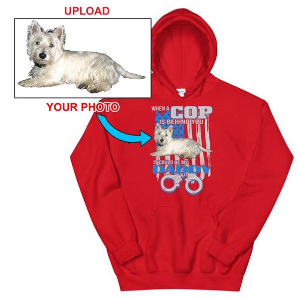 Your Own Hoodie - With Your Dogs Photo On It! - 4 Terriers Only