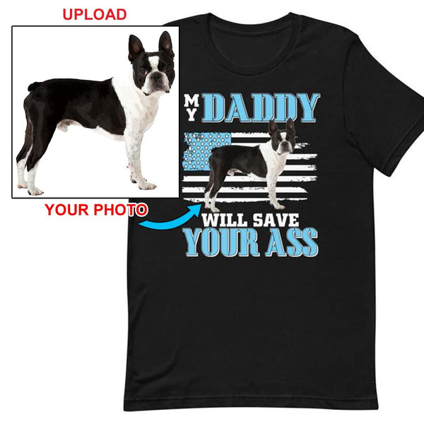 Your Own T-Shirt - With Your Dogs Photo On It! - 4 Terriers Only